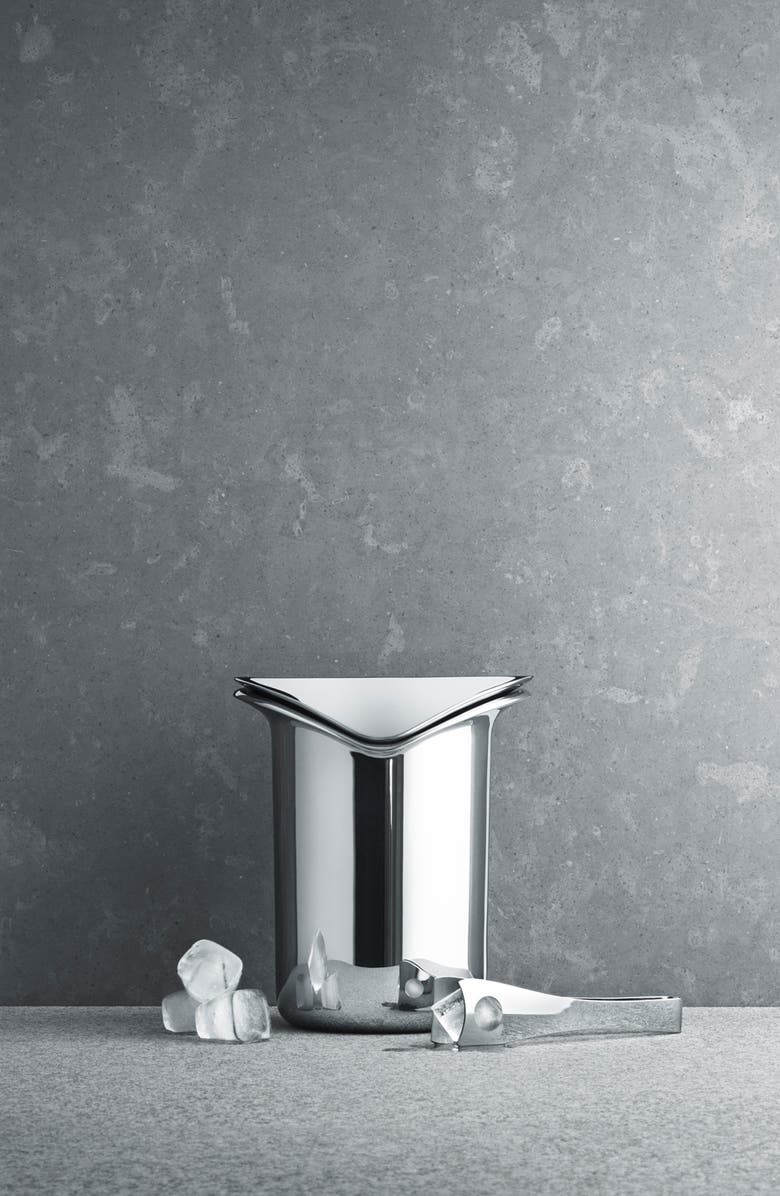 Georg Jensen Wine/Bar Ice Bucket & Tongs Set, Alternate, color, 