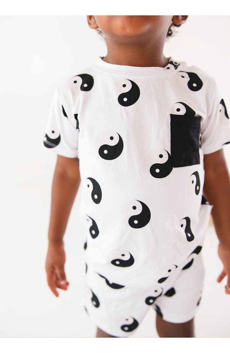 Charlie Lou Baby<sup>®</sup> Yin & Yang T-Shirt and Shorts Set, Alternate, color, White