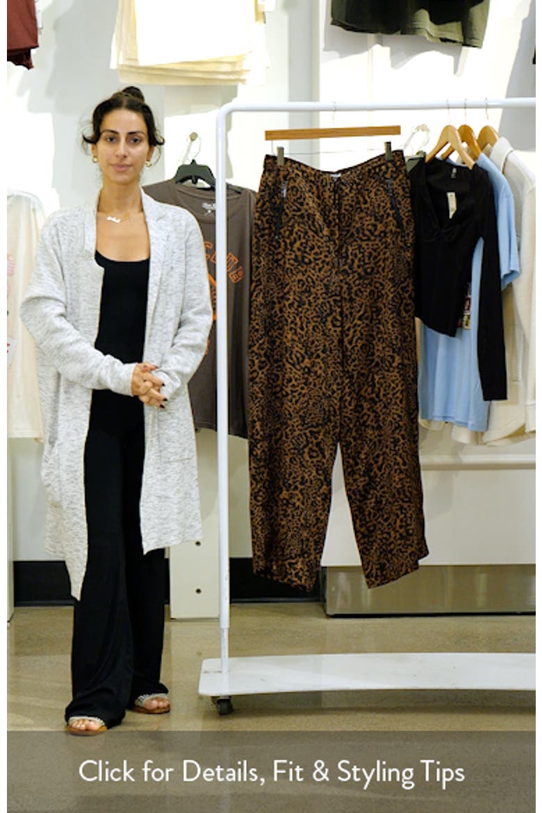 Cheetah Print Wide Leg Pants video