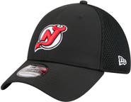 New Era Men's New Era Black New Jersey Devils Logo 39THIRTY Flex Hat