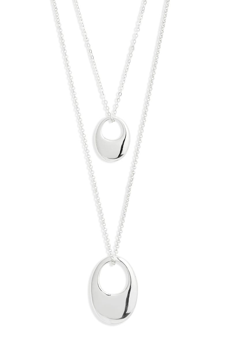 Nordstrom Set of 2 Pendant Necklaces, Main, color, 