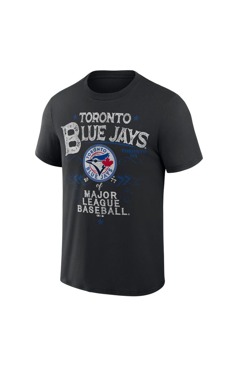 Darius Rucker Collection by Fanatics Men's Darius Rucker Collection by Fanatics Black Toronto Blue Jays Beach Splatter T-Shirt, Alternate, color, Black