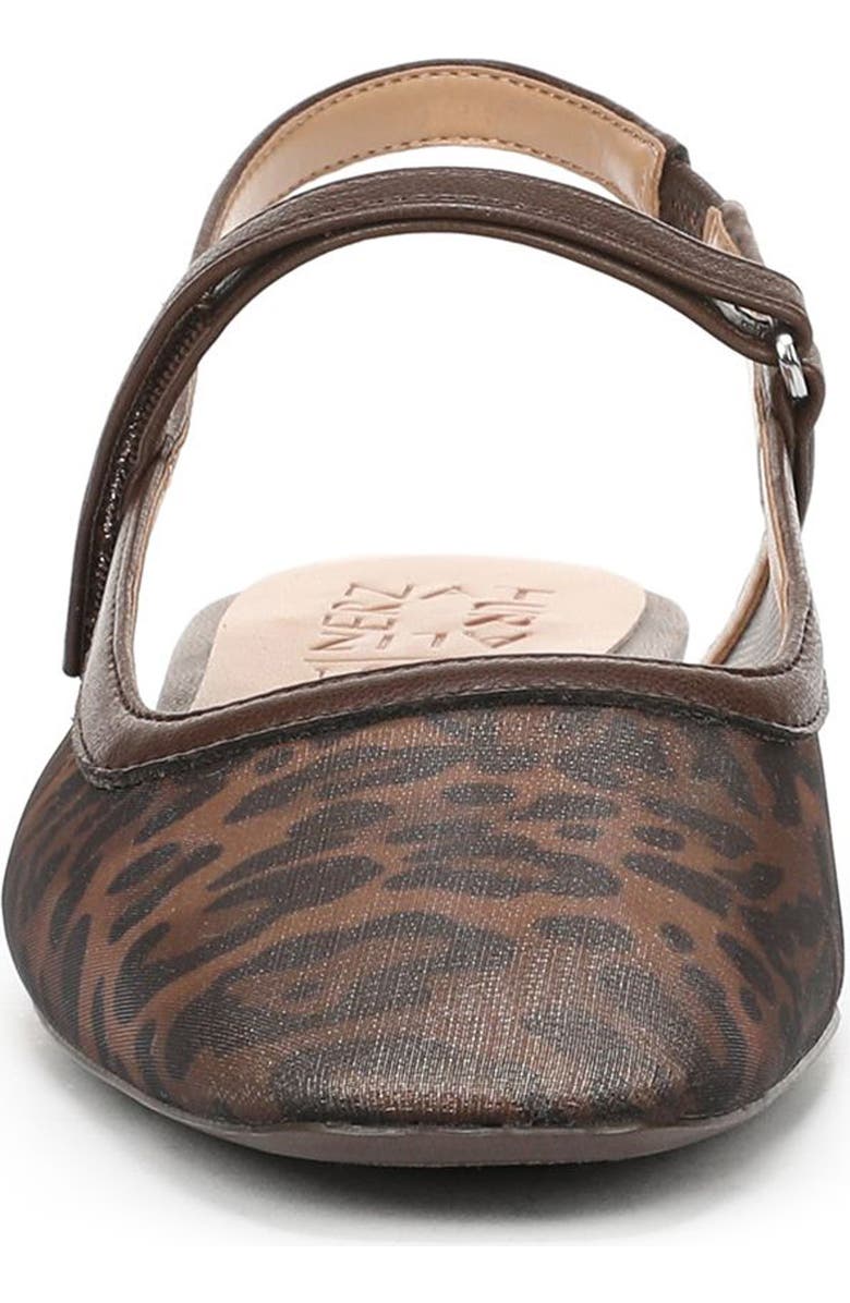 Naturalizer Connie Slingback Flat, Alternate, color, Dark Brown/ Black