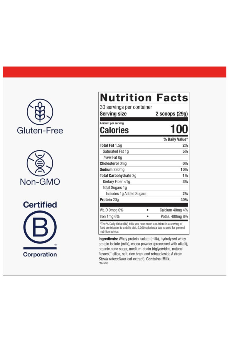 Perfect Protein Cross-Flow Micro-Filtered Whey Isolate Powder 30 Servings, Alternate, color, None