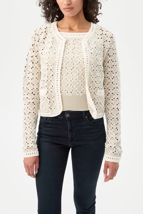 Sinai Geometric Knit Cardigan