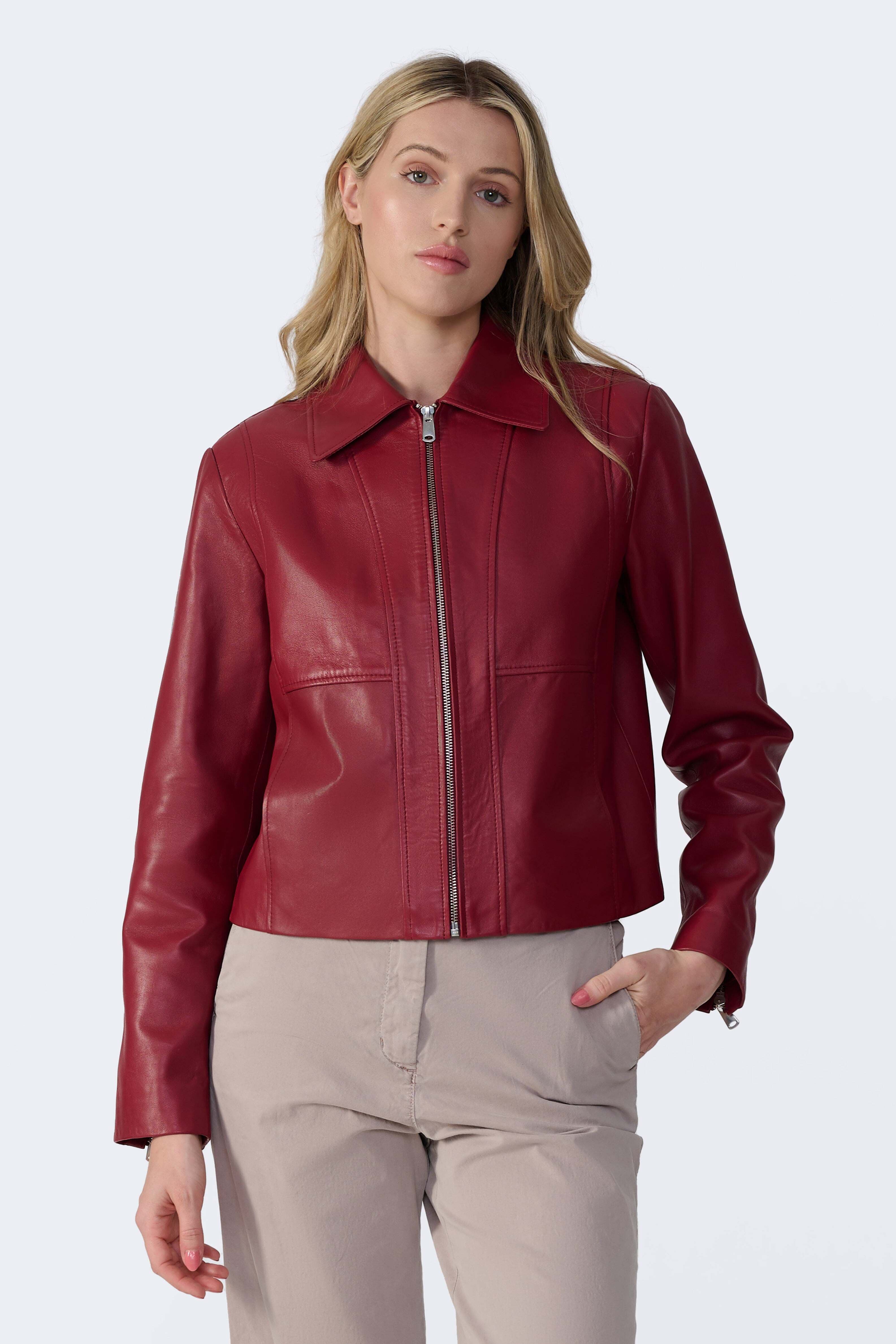 Daisy Leather Jacket - image 3