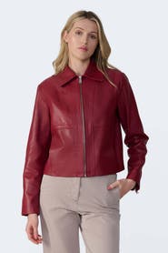 FURNIQ UK Daisy Leather Jacket