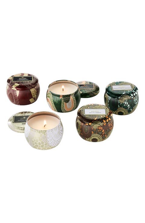 Japonica Set of 5 Mini Tin Candles (Limited Edition) (Nordstrom Exclusive)