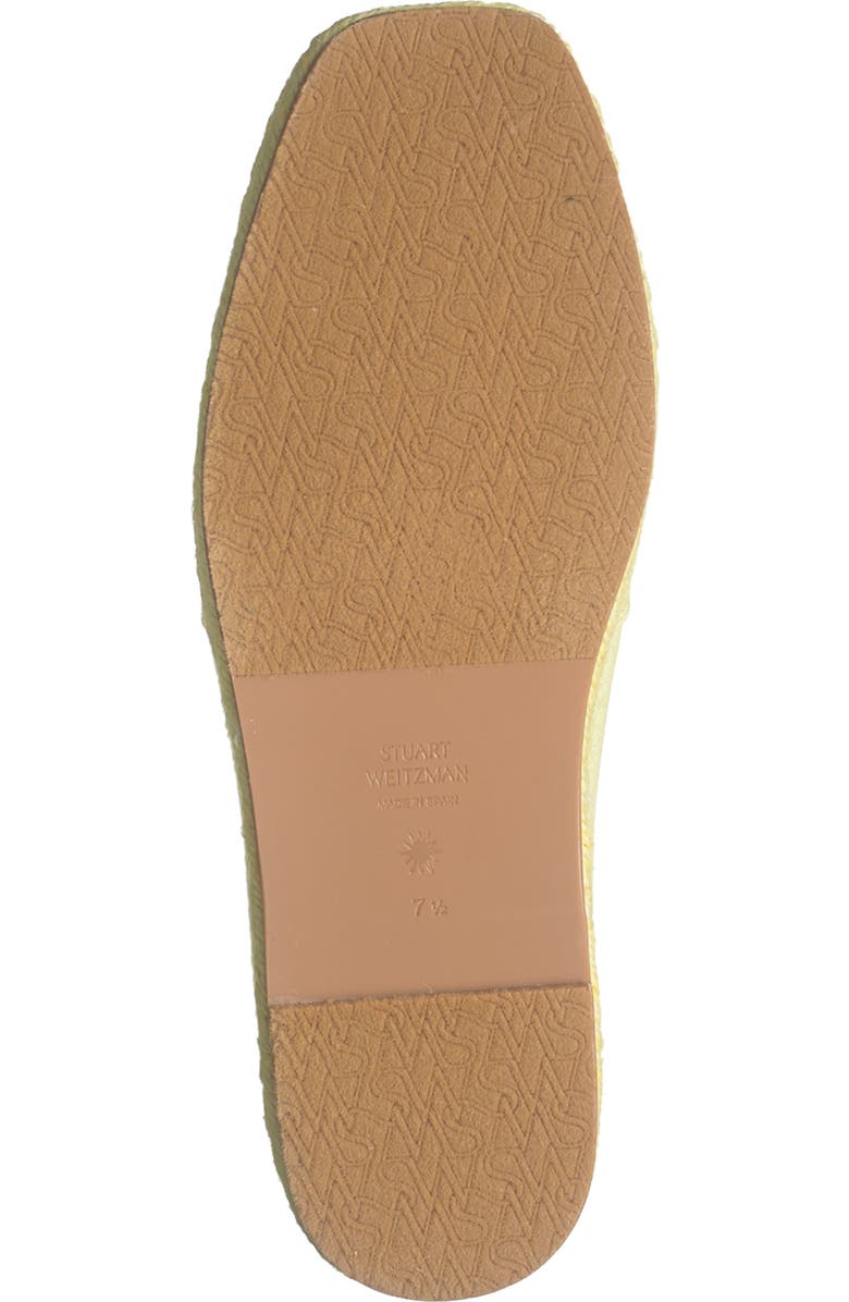 Stuart Weitzman Dree Espadrille Flat, Alternate, color, Pale Yellow