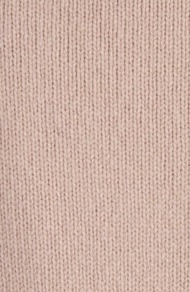 Givenchy Embroidered Logo Wool & Cashmere Cardigan, Alternate, color, Light Pink