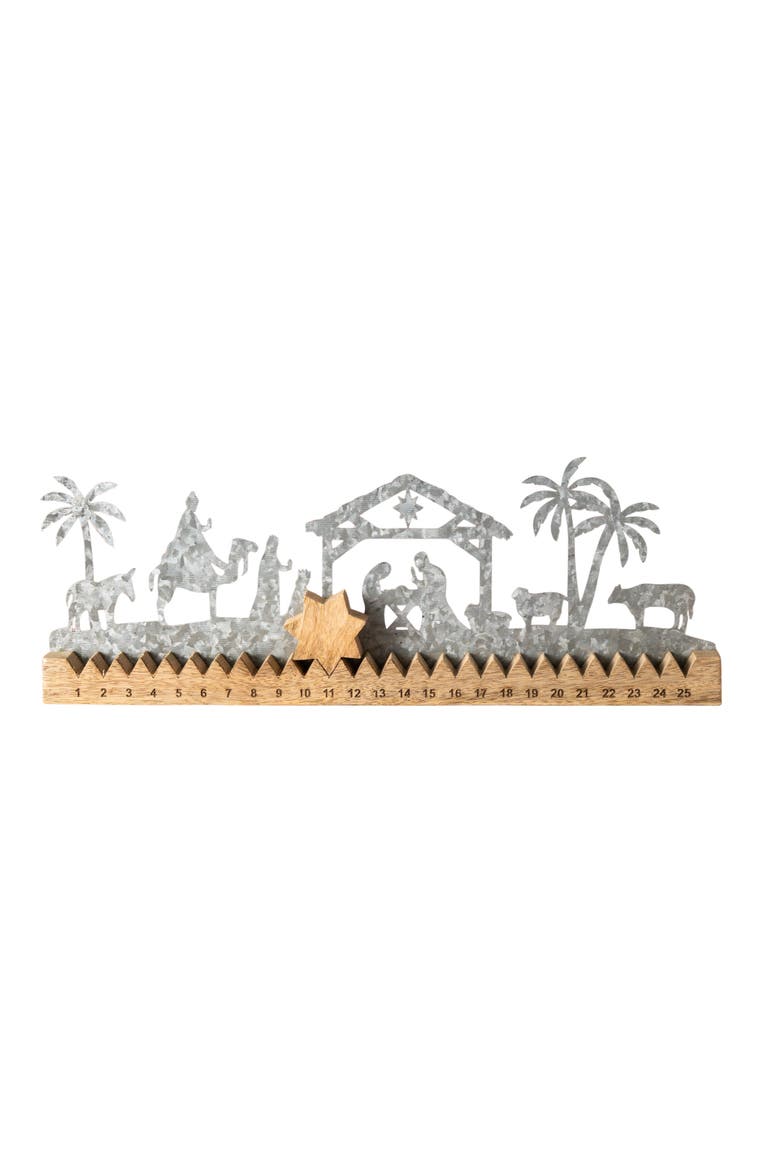 Raja Nativity Advent Calendar, Main, color, Natural
