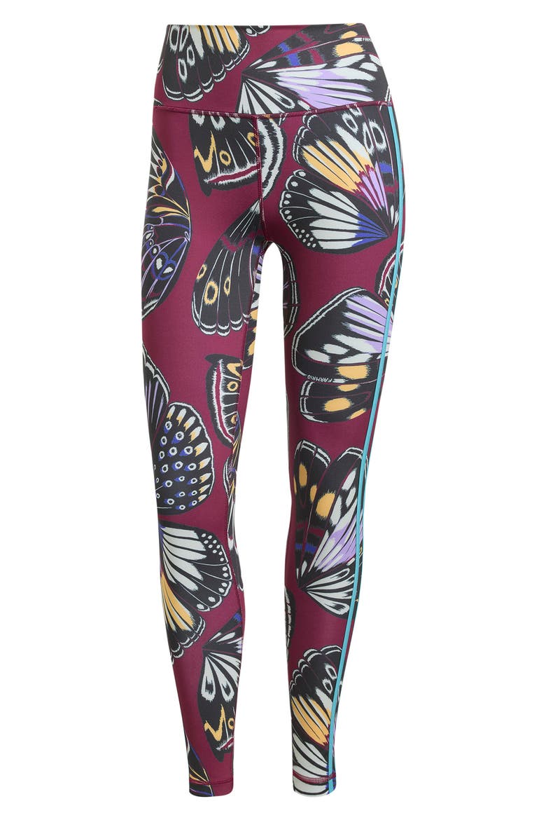 Butterfly Leggings, Main, color, BLACK/ AMAZON RED/ ENERGY INK