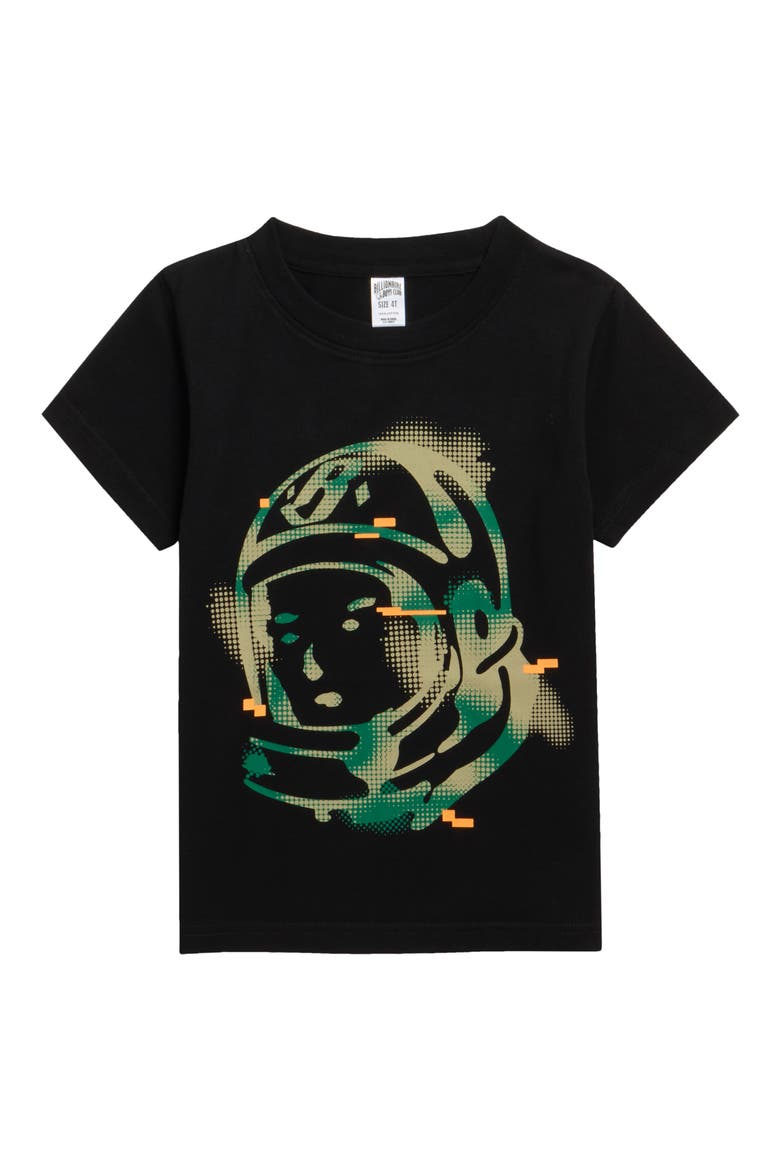 Kids' Astro Camo Cotton Graphic T-Shirt, Main, color, BLACK