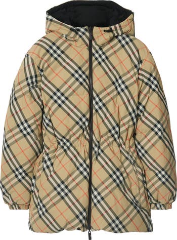 【BURBERRY】Check Nylon Puffer Jacket 4B78E7CC-A664-4E24-96AF-
