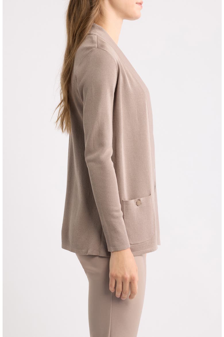 Malibu Open Front Cardigan, Alternate, color, NATURAL CLAY