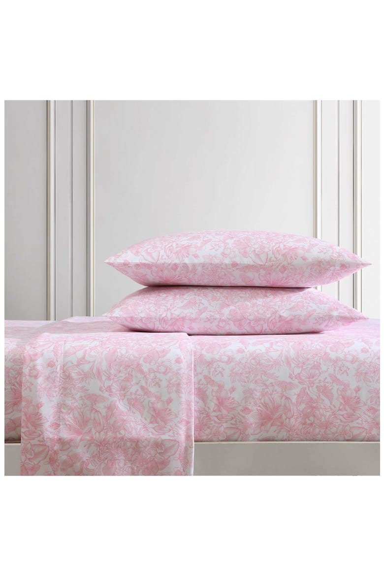 Fairytale Floral Sheet Set, Alternate, color, LIGHT PASTEL PINK