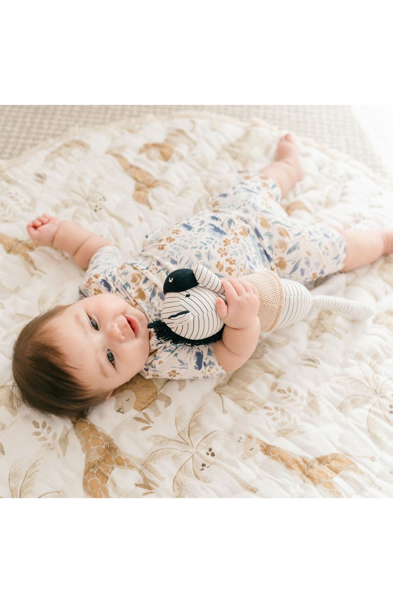 CRANE BABY Plush Cotton Stuffed Animal, Alternate, color, Black/ White