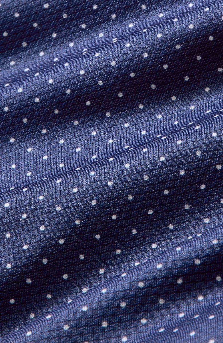 Mizzen+Main Versa Trim Fit Midnight Navy Dot Polo, Alternate, color, Midnight Navy Dot