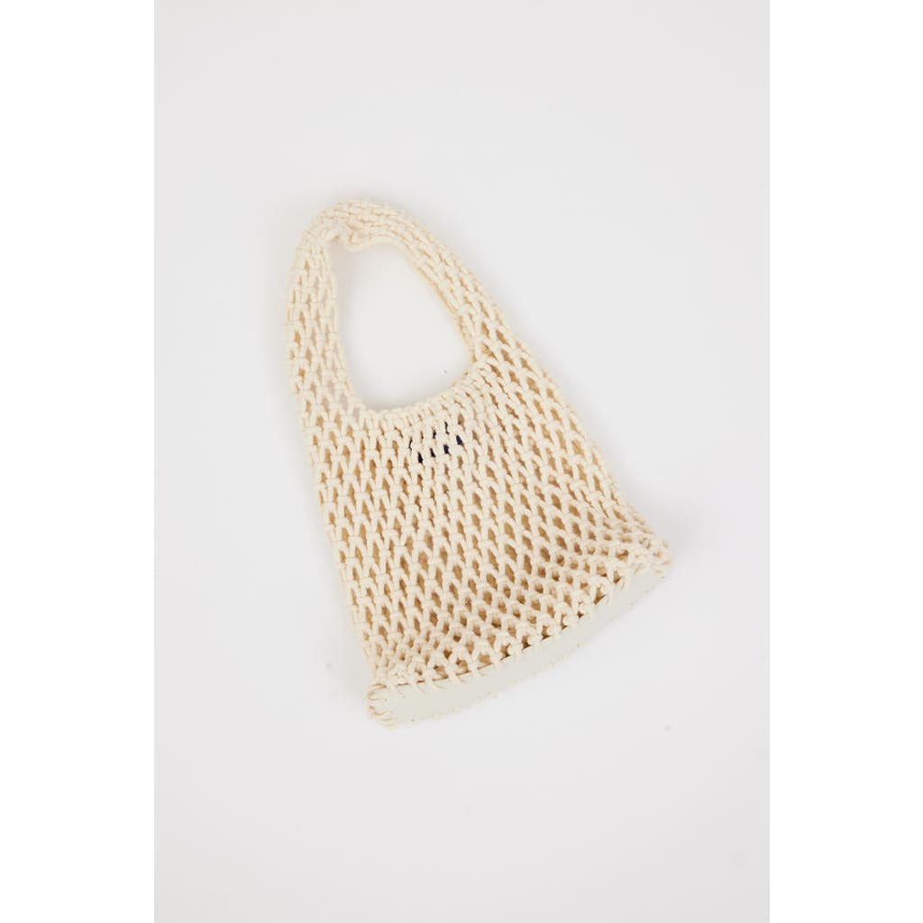 Hat Attack Lizzie Cotton Mini Bag White In White