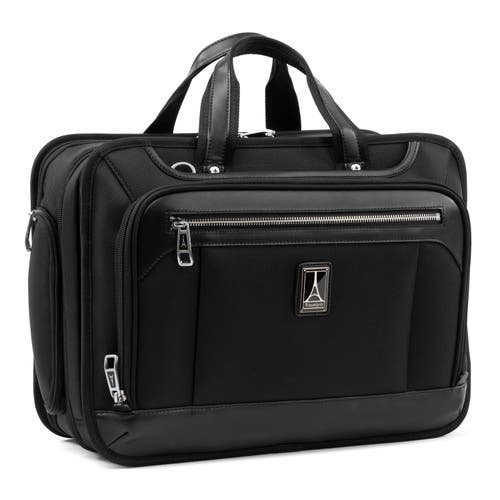 Travelpro Platinum Elite Expandable Business Laptop Briefcase, Fits Up To 15.6 Laptop In Shadow Black