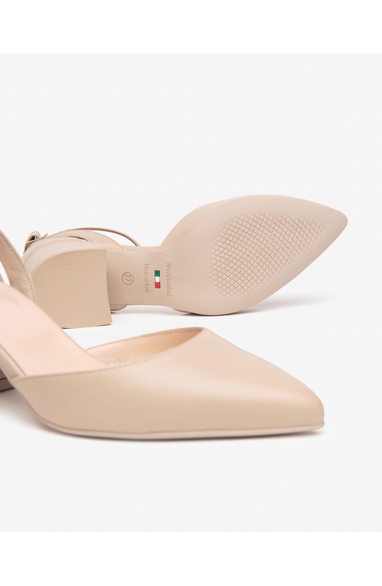 Ankle Strap Pump, Alternate, color, NATURAL