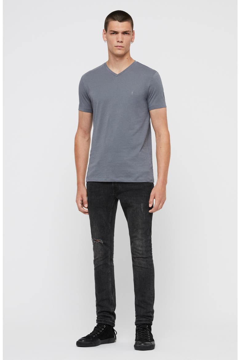 Tonic V-Neck T-Shirt, Alternate, color, ASH BLUE