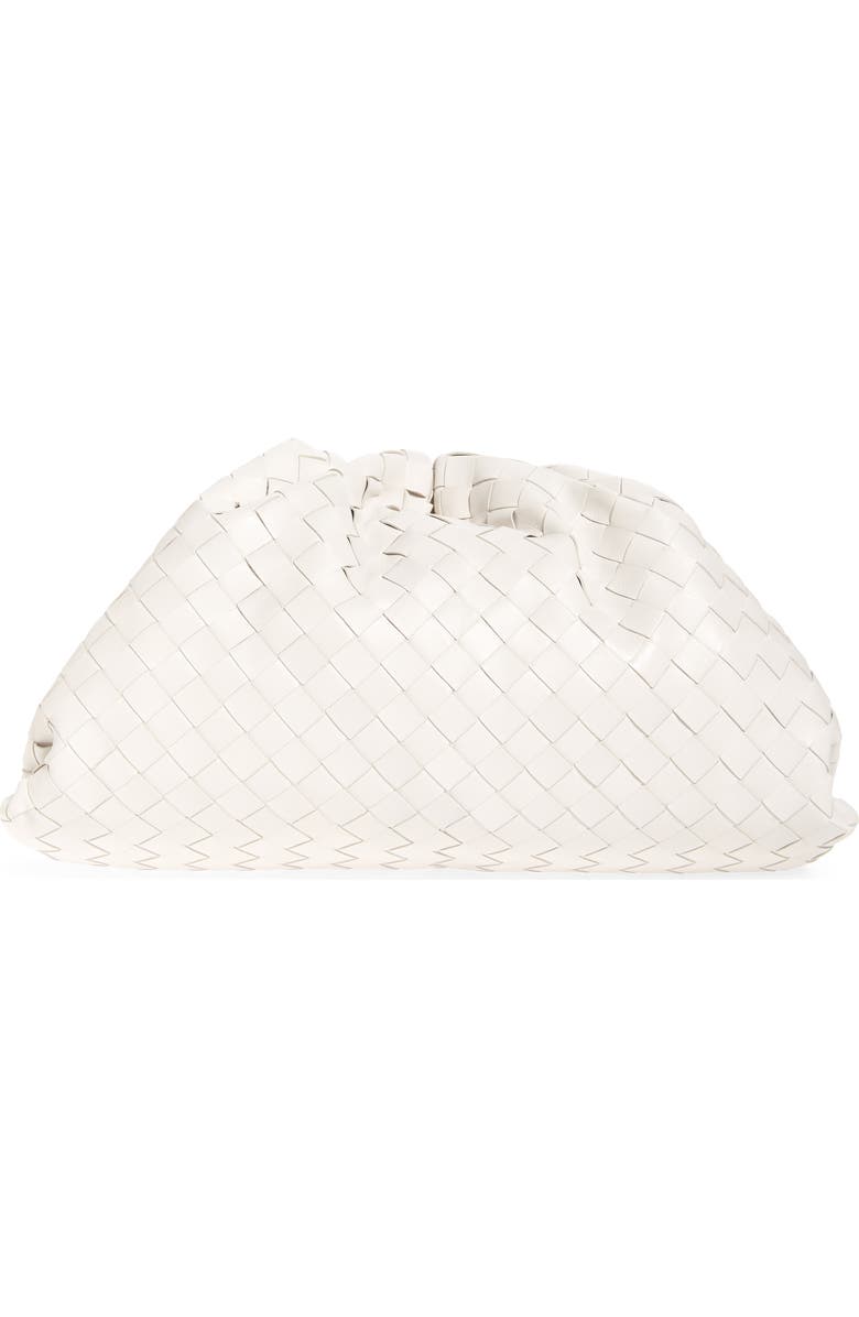 Bottega Veneta Intrecciato Leather Pouch, Alternate, color,