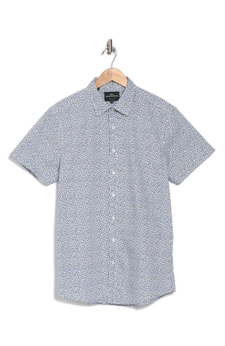 Rodd & Gunn East Winton Cotton Short Sleeve Button-Up Shirt, Alternate, color, White