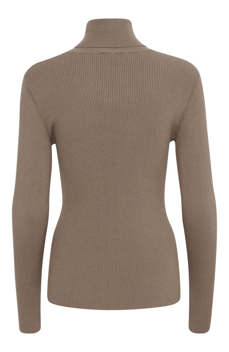 Soaked in Luxury SLSina Rollneck Slim Fit Pullover, Alternate, color, Walnut