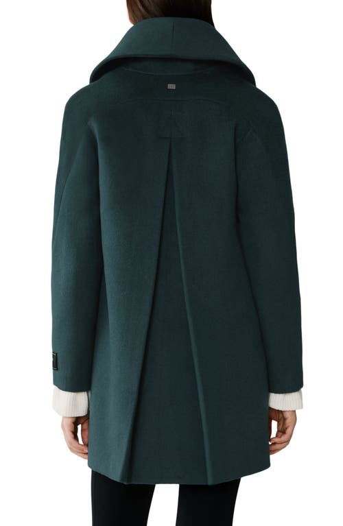 Soia & Kyo Elsa Wool Blend Coat In Green