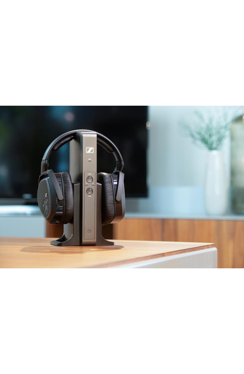 Sennheiser RS 175 RF Wireless Headphone System for TV Listening, Alternate, color, Black