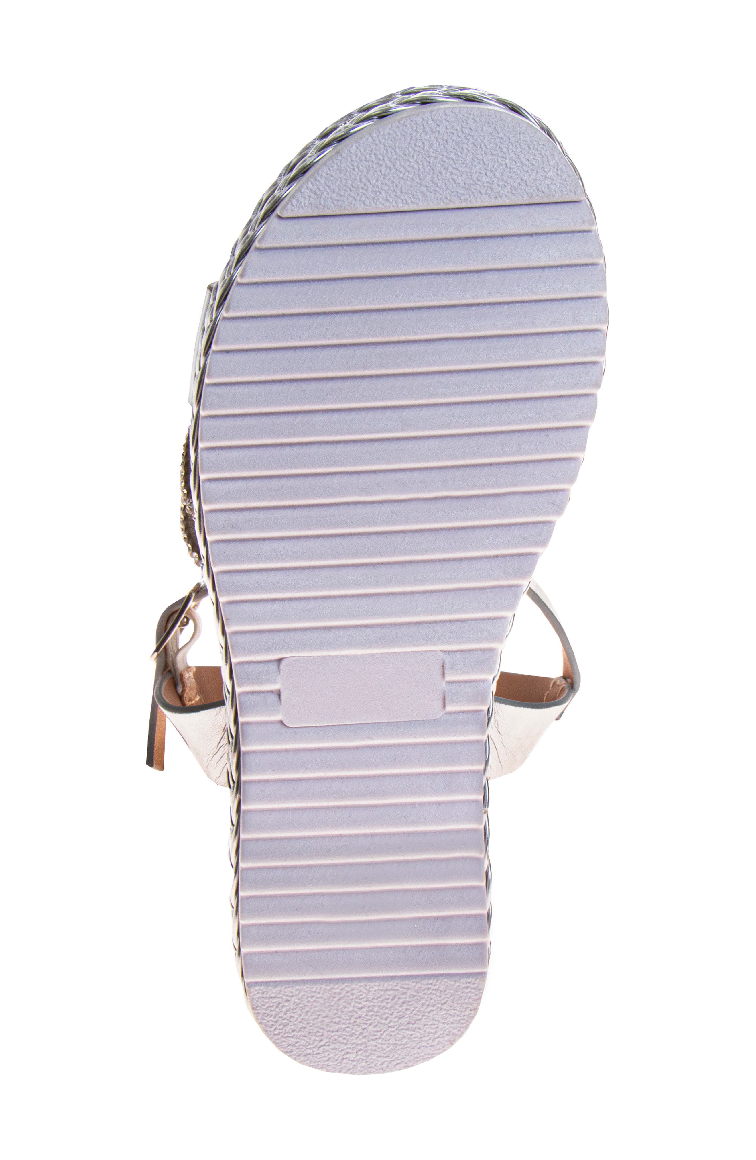 Badgley Mischka Collection Kids' Rhinestone Platform Sandal, Alternate, color, 
