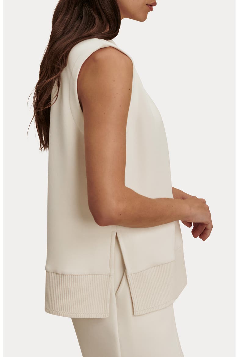 Freida V-Neck Jersey Tank, Alternate, color, PRISTINE