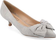 Journee Collection JOURNEE Orana Bow Kitten Heel Pump