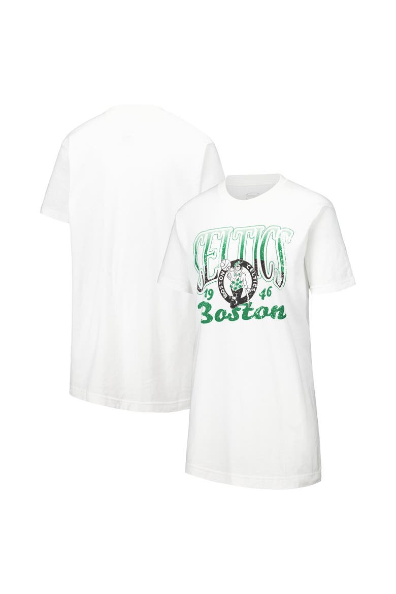 Women's Stadium Essentials White Boston Celtics Sky High T-Shirt, Main, color, White