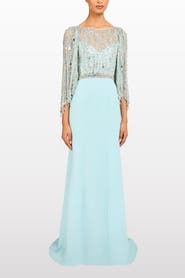 Jenny Packham Wanderlust Embellished-Details Maxi Dress