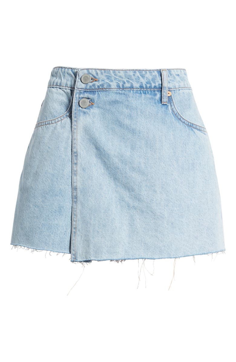 BLANKNYC Cutoff Denim Skort, Alternate, color, 