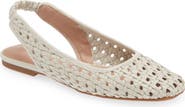 Nordstrom Arabella Woven Slingback Flat