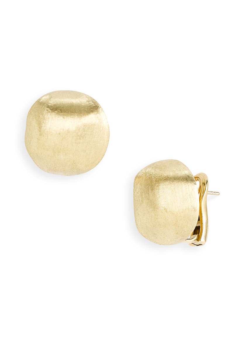 Marco Bicego 'Africa Gold' Button Stud Earrings, Main, color, Gold