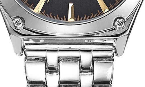 Geoffrey Beene Ez Change Bracelet Strap & Leather Strap Multifunction Watch, 41mm In Silver