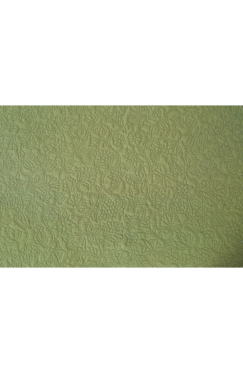 C&F Home Christiana Sweet Pea Quit Bedding Collection, Alternate, color, Green