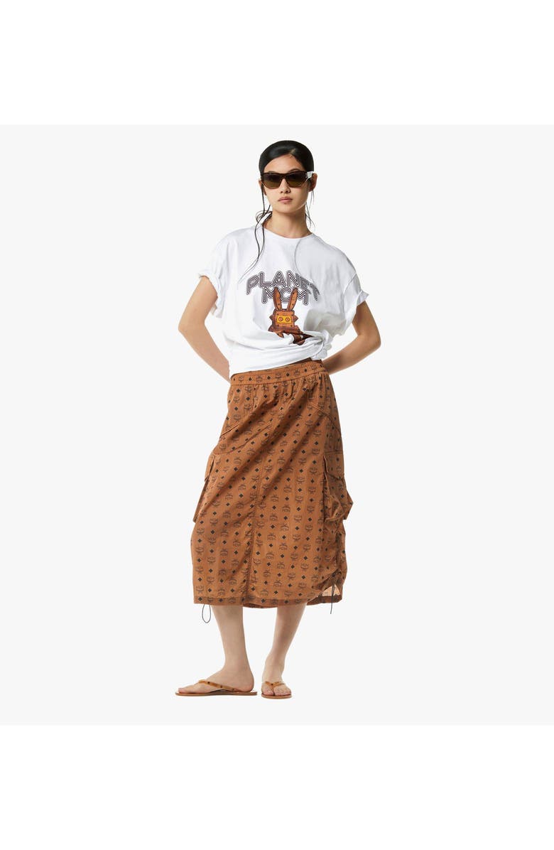 MCM Planet MCM Rabot T-Shirt in Organic Cotton, Alternate, color, White