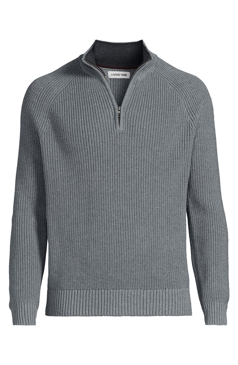 Lands' End Drifter Quarter Zip Sweater, Alternate, color, 