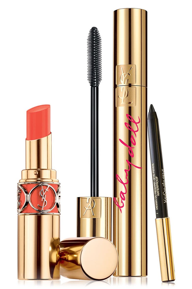 Rouge Volupté Shine & Volume Effet Faux Cils Baby Doll Set (Limited Edition) (Nordstrom Exclusive), Main, color, NO COLOR