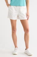 DKNY Drawcord Waist Cotton Shorts
