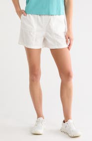 DKNY Drawcord Waist Cotton Shorts