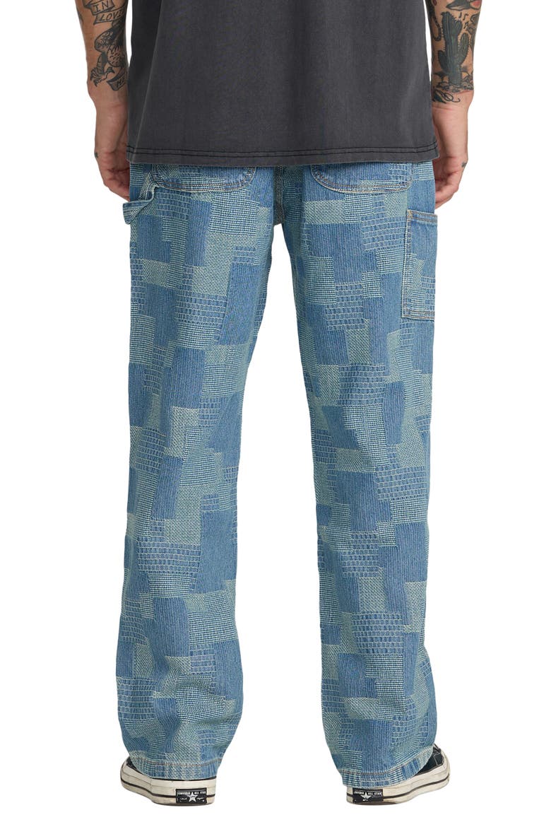 Boro Drawstring Waist Carpenter Pants, Alternate, color, BLEACHED INDIGO
