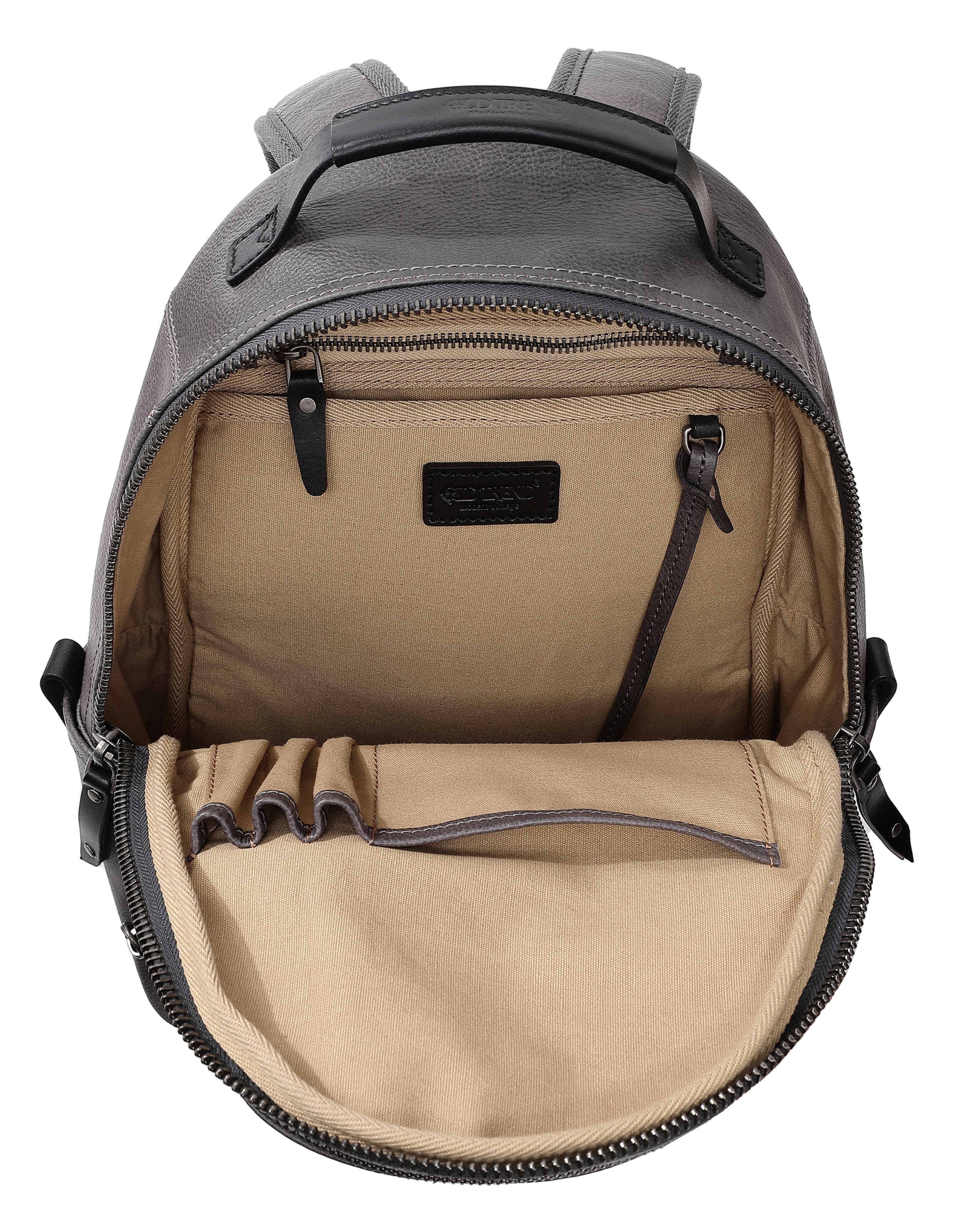 Fern Genuine Leather Structured Everyday Backpack, Alternate, color, Slate