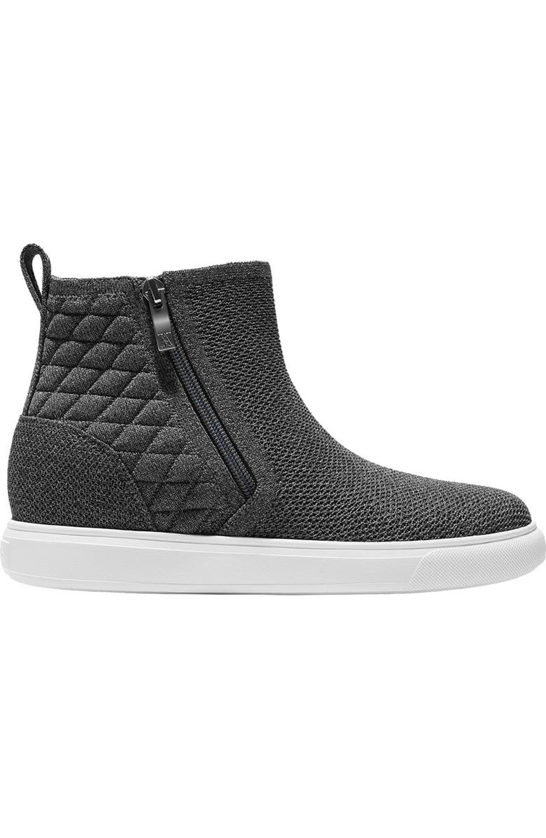 VIVAIA Round-Toe Hidden Wedge Sneakers, Alternate, color, Rich Grey
