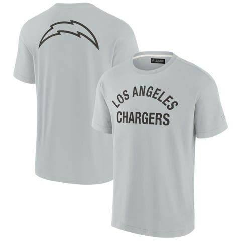 Unisex Fanatics Signature Gray Los Angeles Chargers Elements Super Soft Short Sleeve T-Shirt